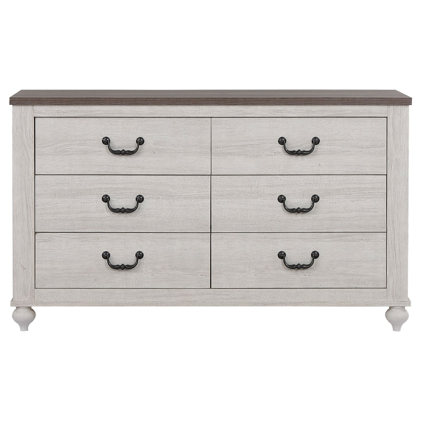 Stillwood 6-drawer Dresser Vintage Linen