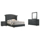 Melody 4-piece Eastern King Bedroom Set Grey