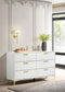 Kendall 6-drawer Dresser White