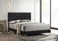 Kendall Upholstered Eastern King Panel Bed Black