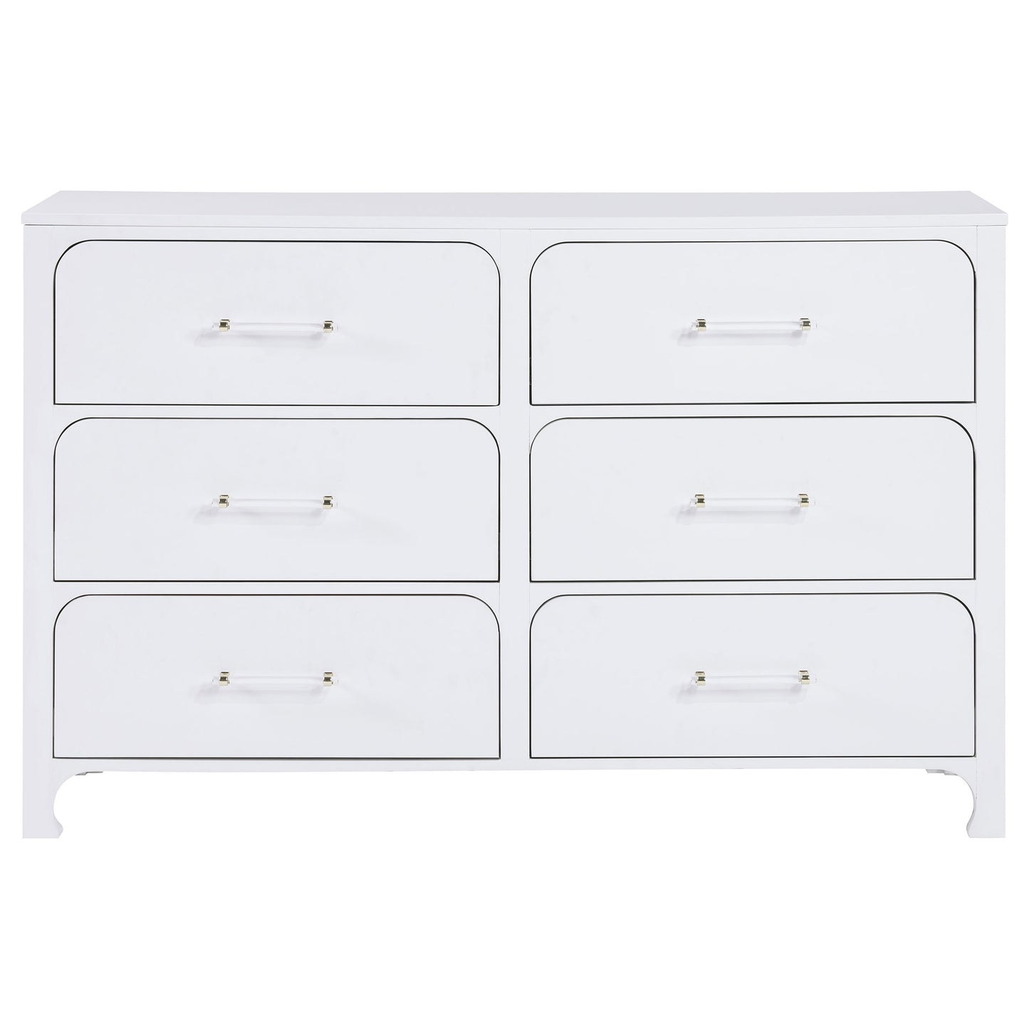 Anastasia 4-piece California King Bedroom Set Pearl White