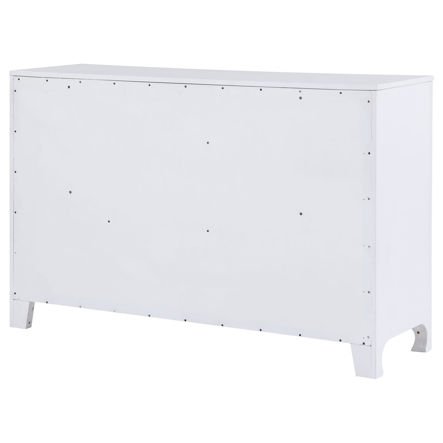 Anastasia 6-drawer Dresser Pearl White