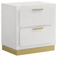 Caraway 2-drawer Nightstand White