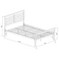 Cooper Metal Full Open Frame Bed Silver