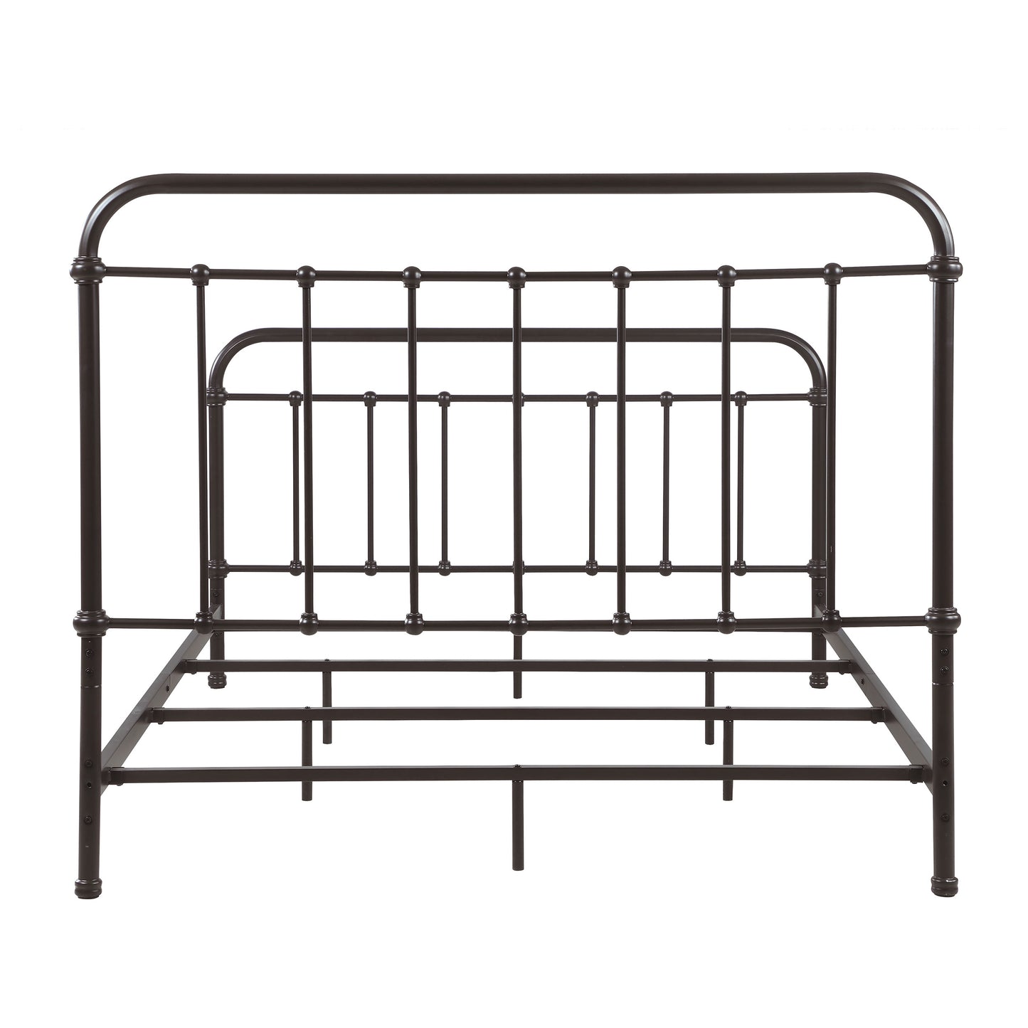 Livingston Metal California King Open Frame Bed Dark Bronze