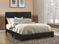 Dorian Upholstered Queen Panel Bed Black