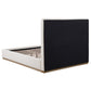 Knox Upholstered Eastern King Panel Bed Cream