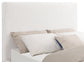 Knox Upholstered Eastern King Panel Bed Cream