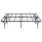 Mabel Metal California King Support Platform Bed Black