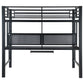 Avalon Full Workstation Loft Bed Black