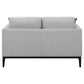 Apperson Upholstered Track Arm Loveseat Light Grey