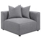 Jennifer 6-piece Upholstered Modular Sectional Grey