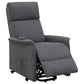 Herrera Upholstered Power Lift Massage Chair Charcoal