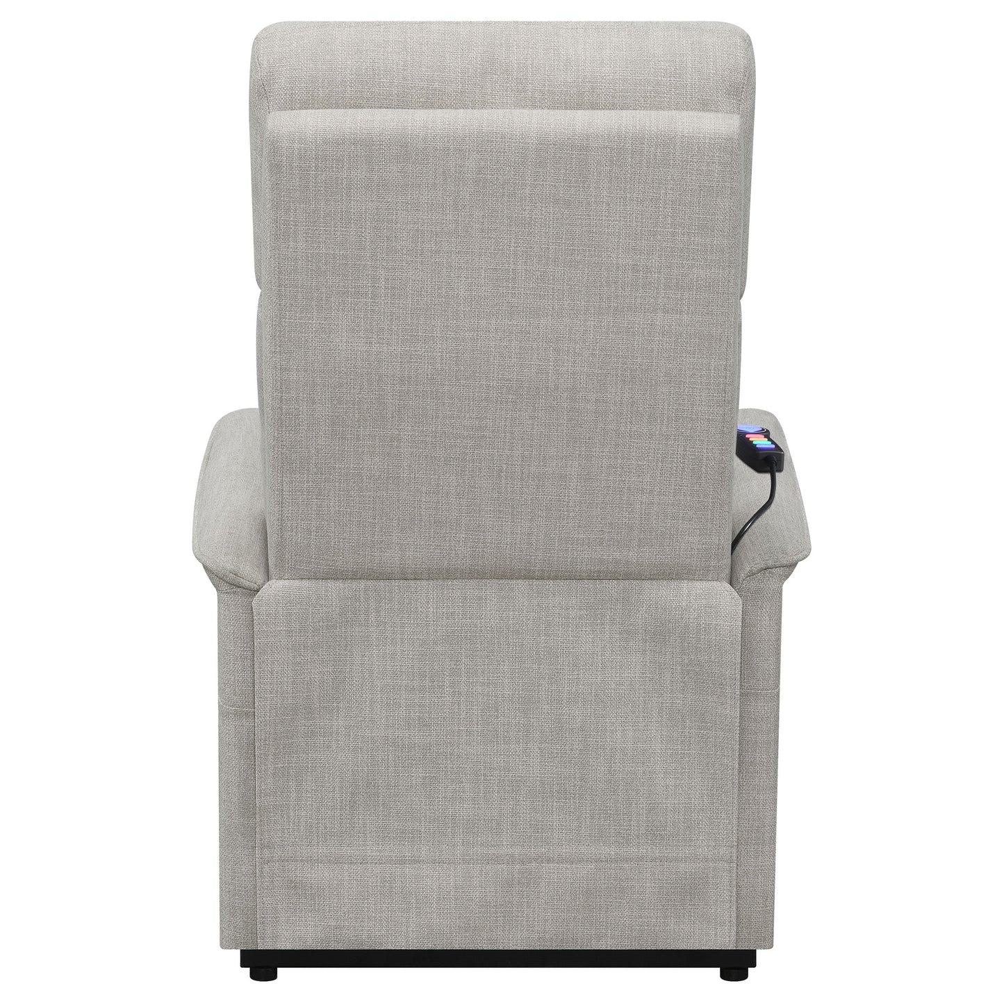 Herrera Upholstered Power Lift Massage Chair Beige