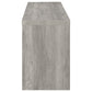 Burke 2-drawer Engineered Wood 59-inch TV Stand Grey Driftwood