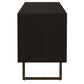 Marsden 2-door Mango Wood 70-inch TV Stand Charcoal Black