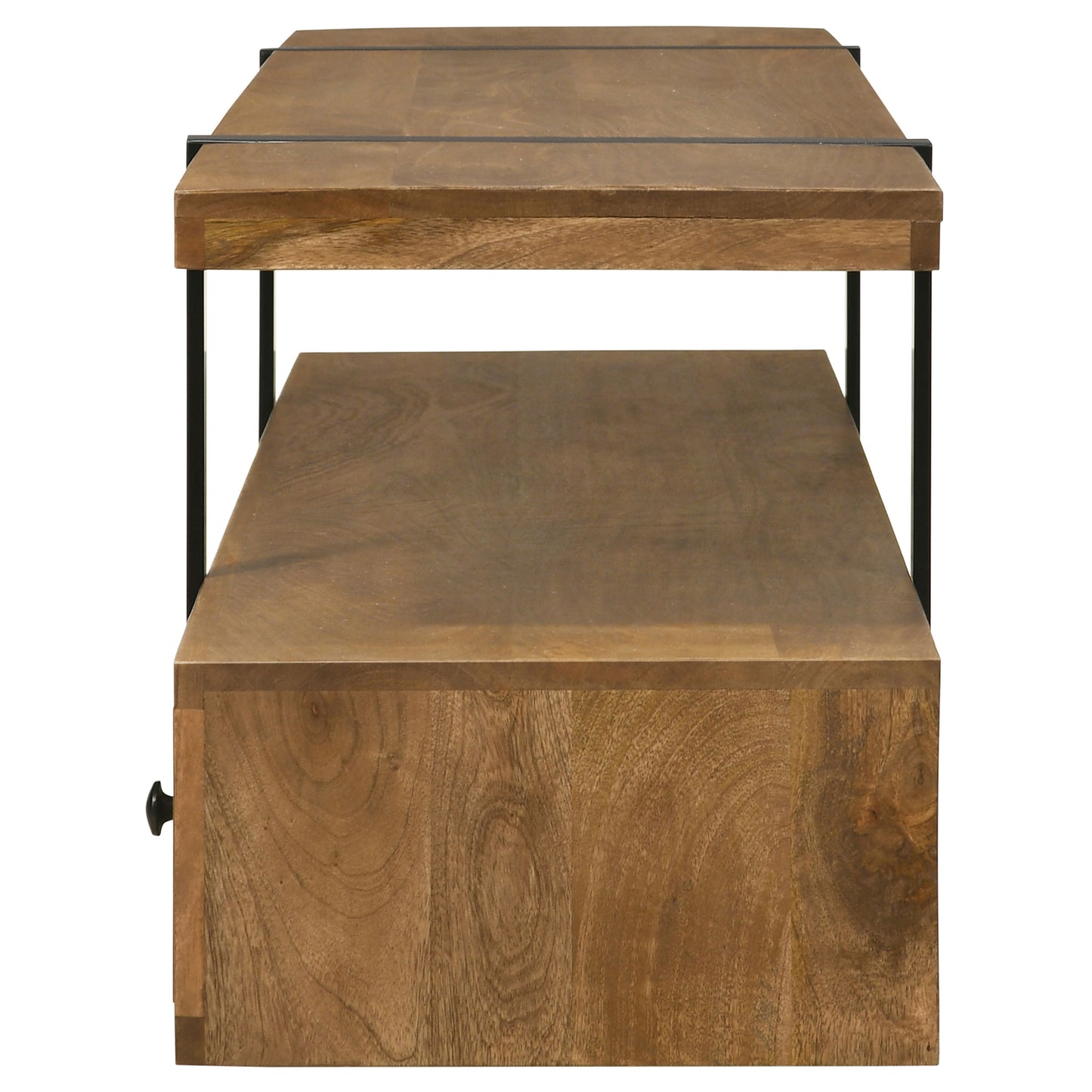Otto 5-drawer Mango Wood 70-inch TV Stand Media Console Brown