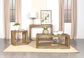 Benton Rectangular Solid Wood Sofa Console Table Natural