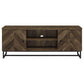 Myles 2-door Engineered Wood 60-inch TV Stand Rustic Oak