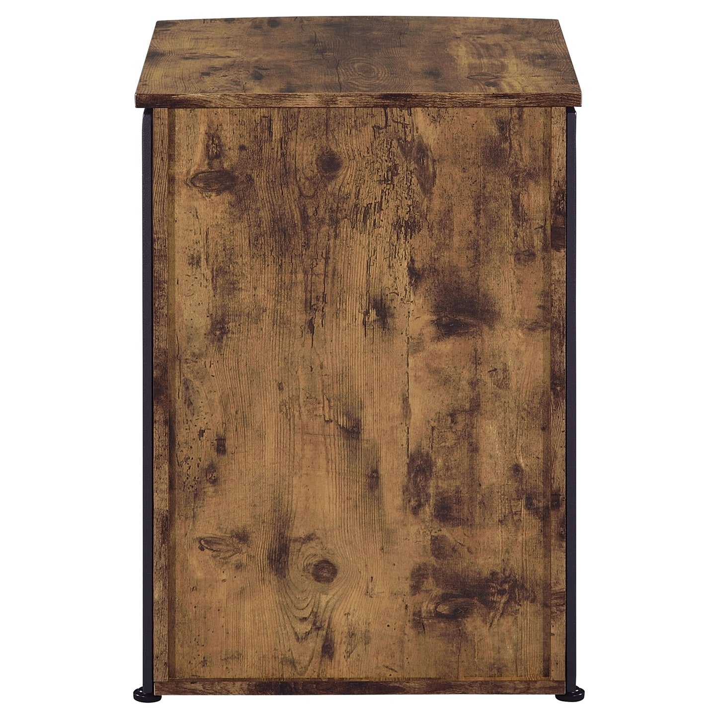 Estrella 3-drawer Home Office File Cabinet Rustic Nutmeg