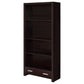 Skylar 71-inch 5-shelf Bookcase with Drawer Cappuccino