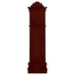 Diggory Grandfather Clock with Adjustable Chime Brown Red