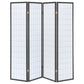 Roberto 4-Panel Room Divider Folding Shoji Screen Dark Grey