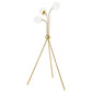 Miley 66-inch Spherical Bulb Tripod Tree Floor Lamp Gold