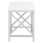 Eliza Vanity Set with Lighting & Stool White and Chrome