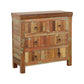 Harper 4-drawer Solid Reclaimed Wood Accent Cabinet Brown