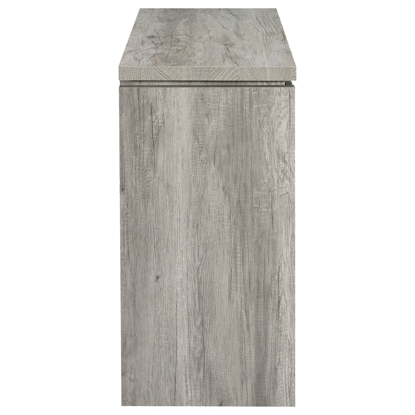 Enoch 2-door Engineered Wood Accent Cabinet Grey Driftwood