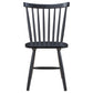 Hollyoak Windsor Wood Dining Side Chair Black (Set of 2)