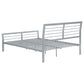 Cooper Metal Full Open Frame Bed Silver