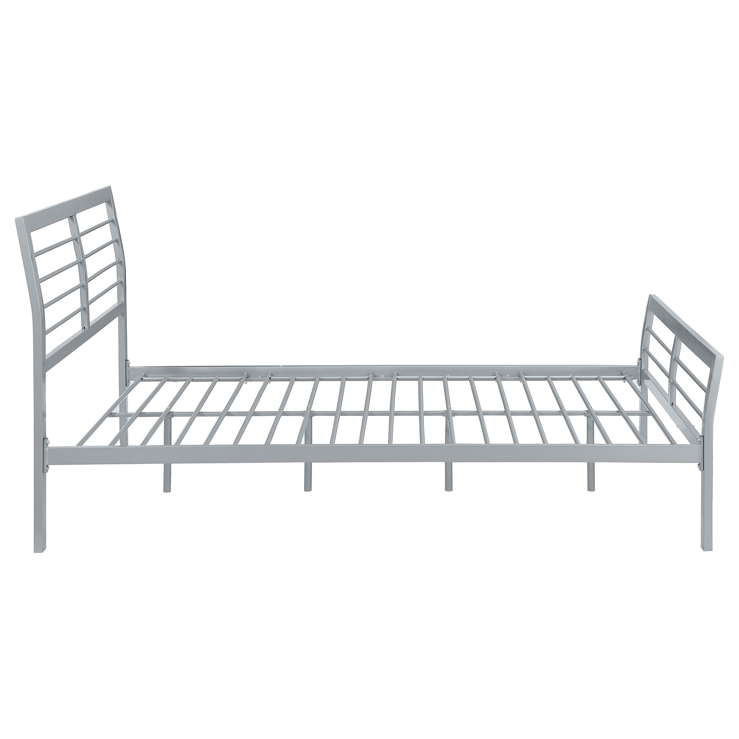 Cooper Metal Twin Open Frame Bed Silver