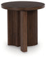 Korestone Round End Table