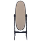 Foyet Wood Adjustable Full Length Cheval Mirror Black