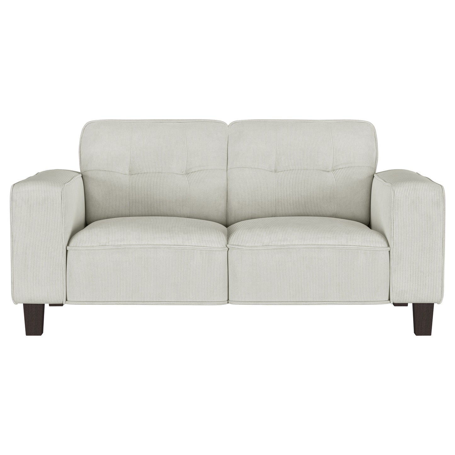 Deerhurst 3-piece Upholstered Track Arm Sofa Set Greige