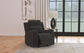 Brentwood Upholstered Recliner Chair Dark Charcoal