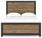 Vertani Full Panel Bed with Mirrored Dresser, Chest and Nightstand