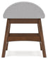 Lyncott Home Office Desk with Chair and Storage