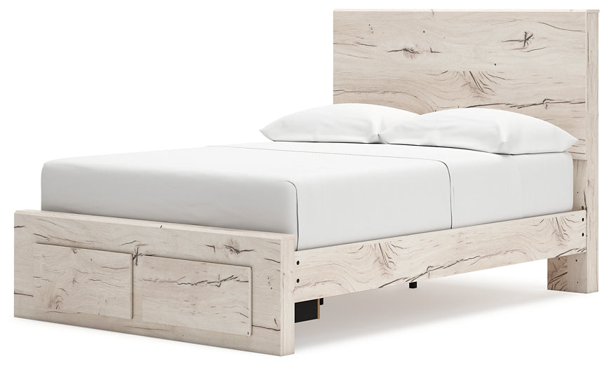 Lawroy Full Panel Storage Bed with Mirrored Dresser