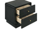 Cavelle 2-drawer Nightstand Bedside Table Black