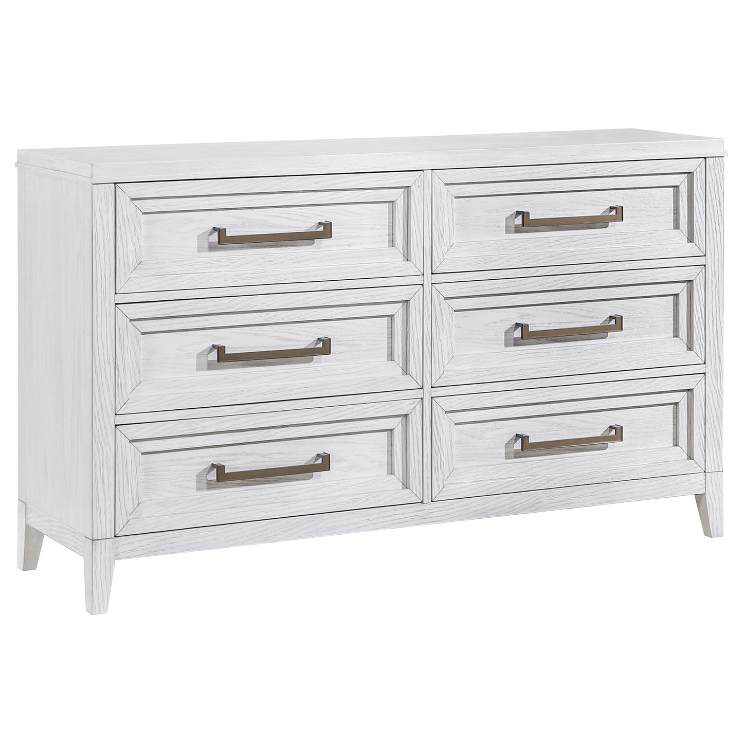 Marielle 4-piece Cal King Bedroom Set Distressed White