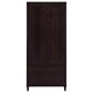 Wadeline 2-door Tall Accent Storage Cabinet Rustic Tobacco