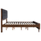 Robyn Wood Eastern King Platform Bed Dark Walnut