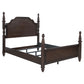 Andover 4-piece Eastern King Bedroom Set Dark Oak