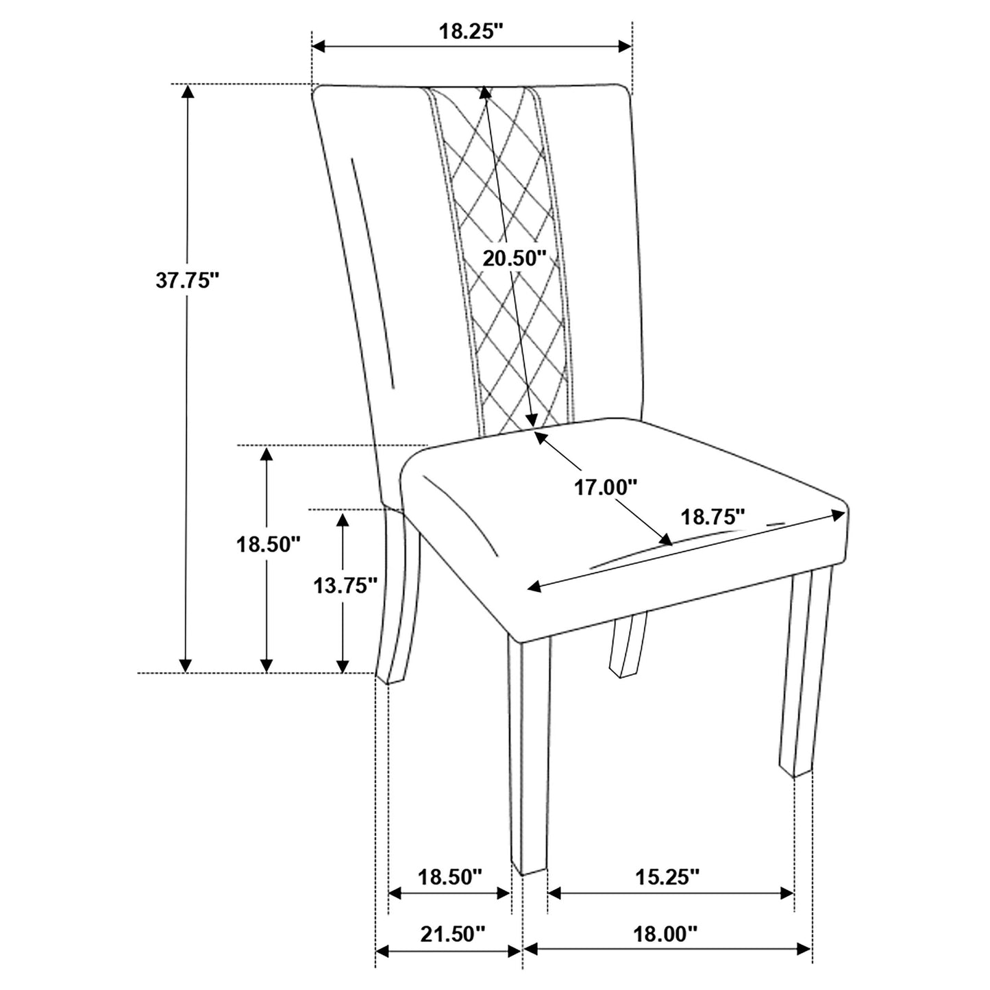 Malia 5-piece Refractory Extension Leaf Dining Table Set Oak