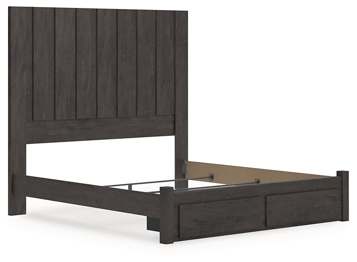 Fraluna  Panel Storage Bed