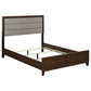 Welsley 4-piece California King Bedroom Set Walnut