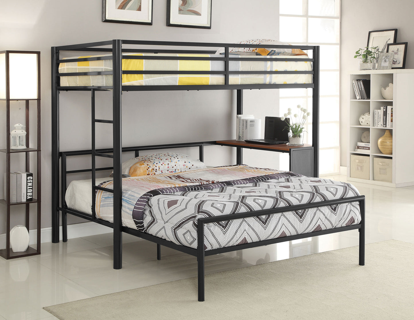 Fisher Metal Full Open Frame Bed Gunmetal